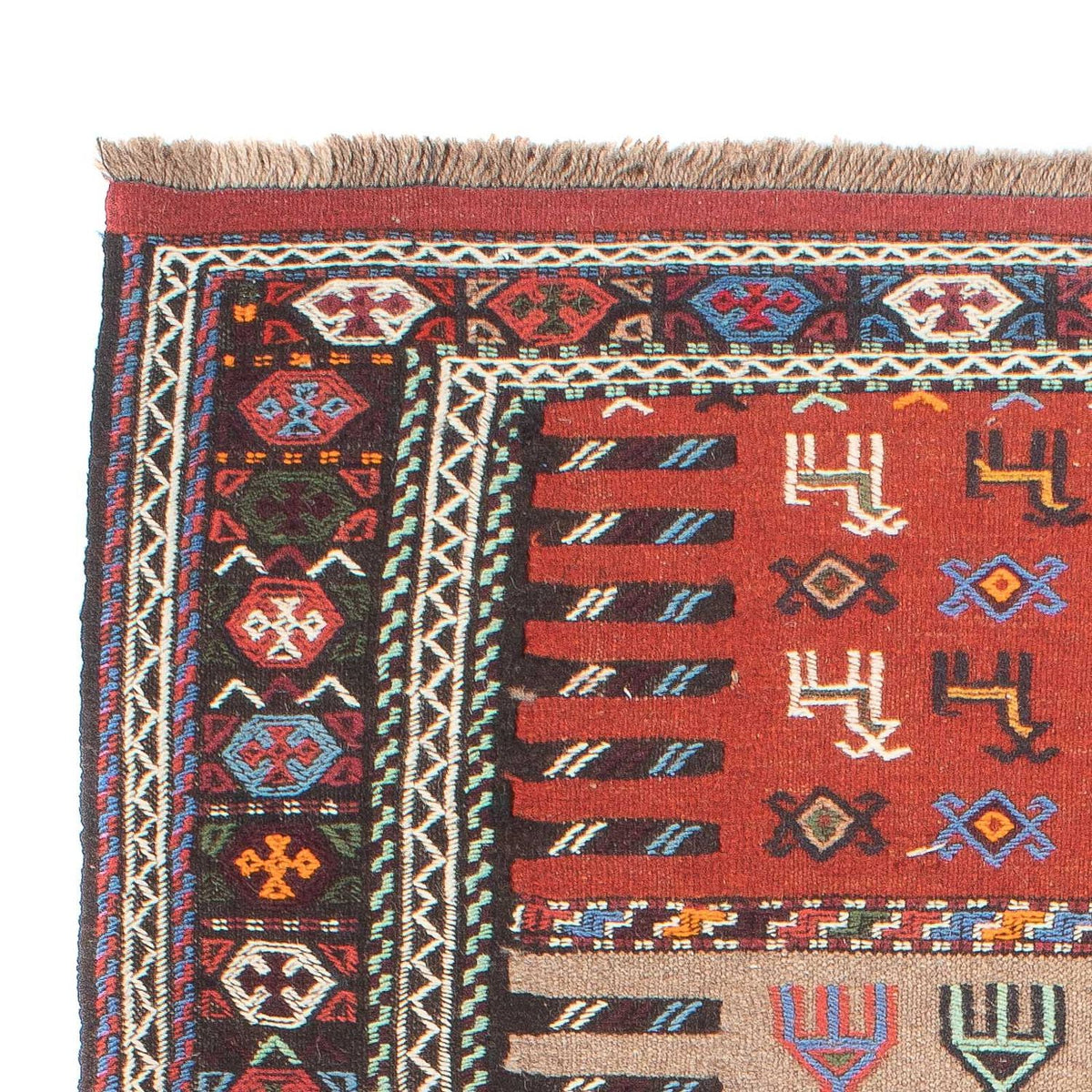 Kelim Senneh Teppich 100x200cm