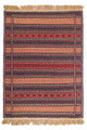 Kelim Senneh Teppich 103x154cm - mehrfarbig