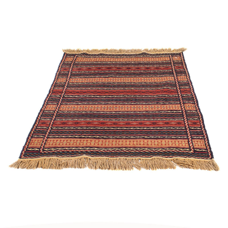 Kelim Senneh Teppich 103x154cm - mehrfarbig