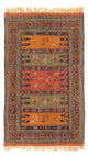 Kelim Senneh Teppich 100x170cm - mehrfarbig