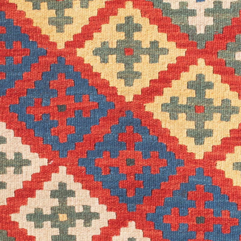 Kelim Fars Teppich 64x94cm - mehrfarbig