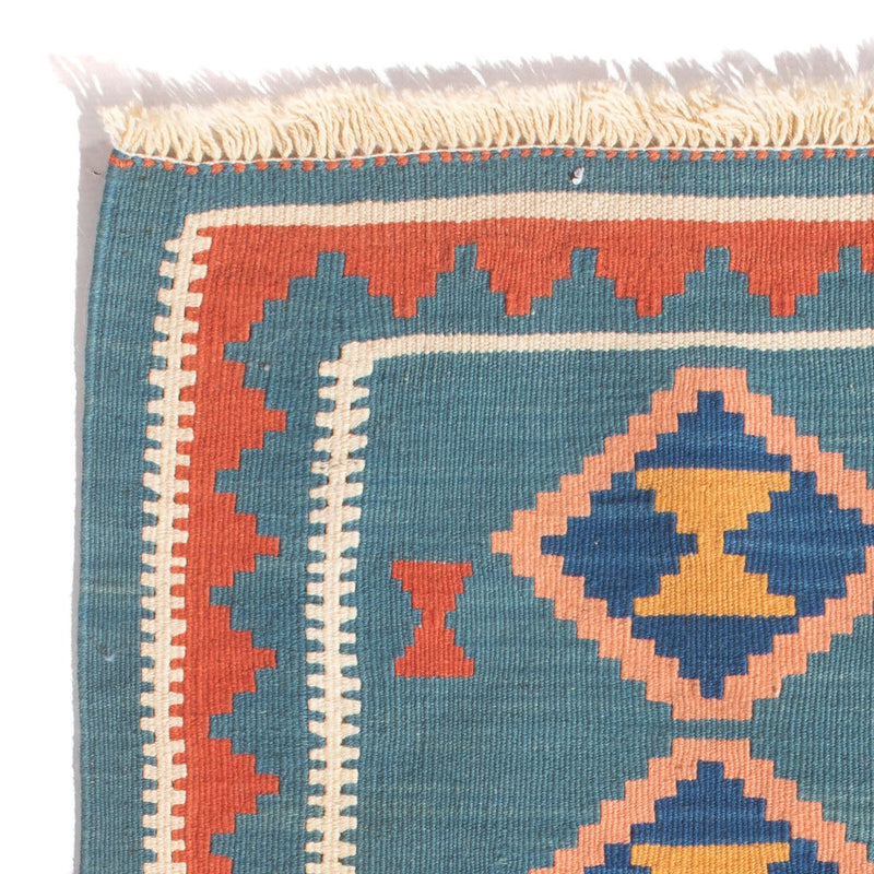 Kelim Fars Teppich 63x96cm - mehrfarbig