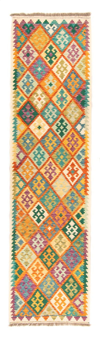 Kelim Maimene Teppich 86x297cm - mehrfarbig