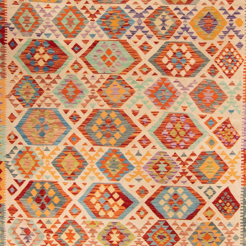 Kelim Teppich - Splash - 303 x 401 cm - mehrfarbig