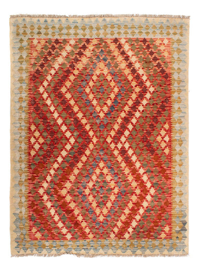 Kelim Maimene Teppich 148x193cm - mehrfarbig