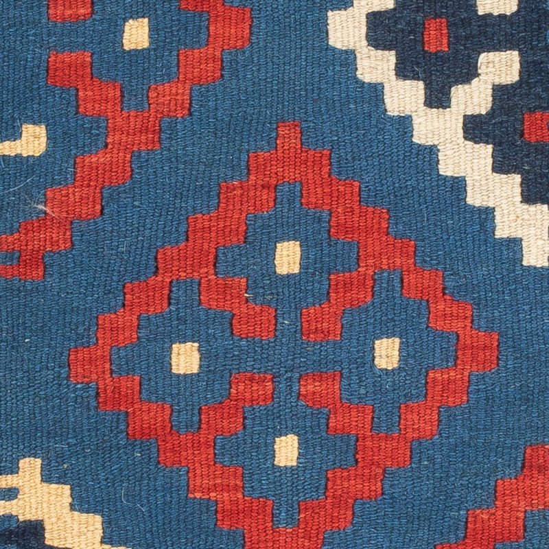 Kelim Fars Teppich 40x60cm - blau
