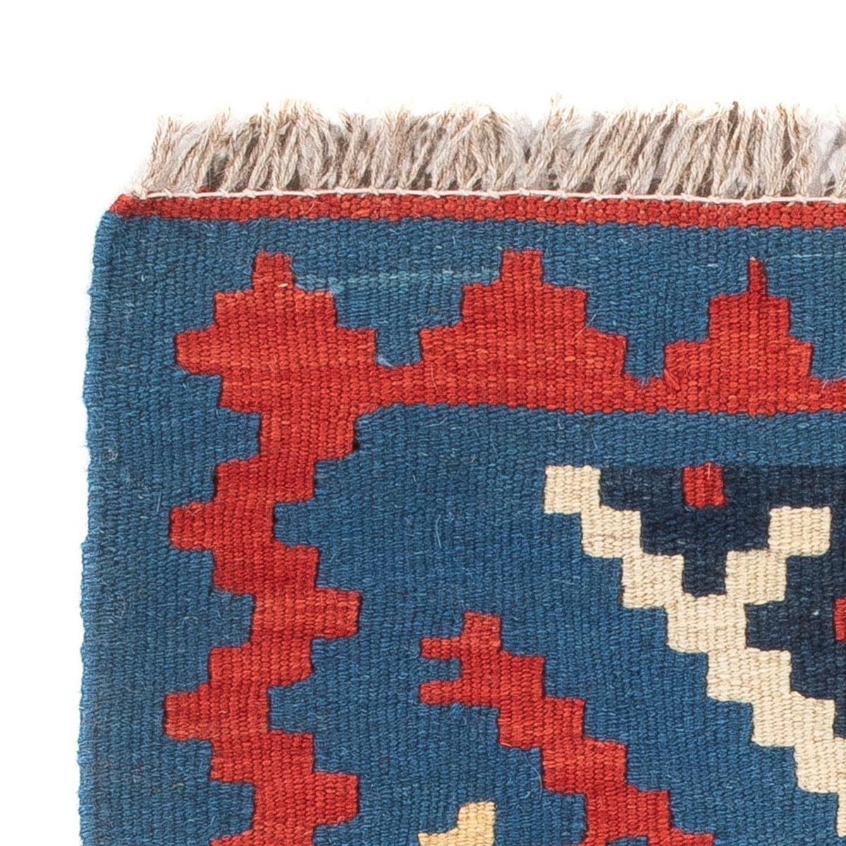 Kelim Fars Teppich 40x60cm - blau