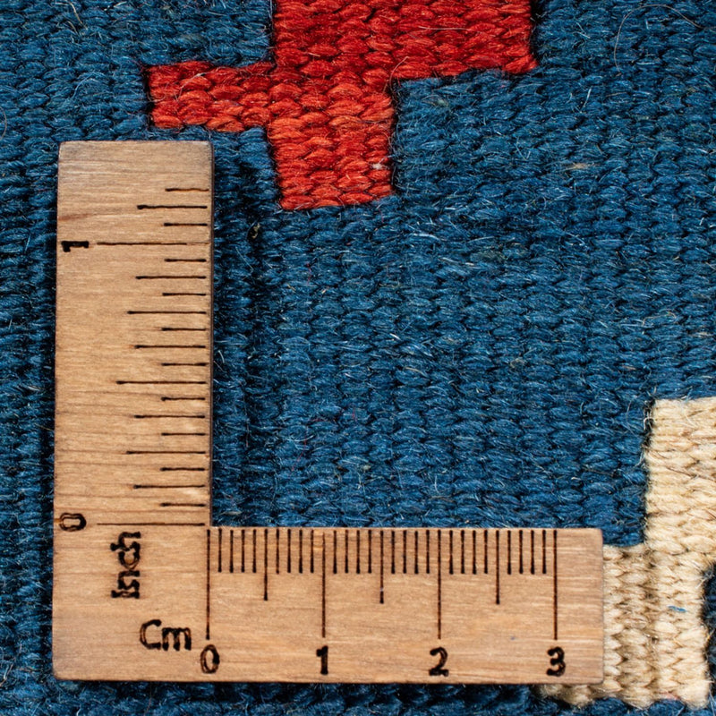 Kelim Fars Teppich 40x60cm - blau