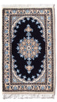 Nain - 12La Teppich 40x60cm - Perserteppich - dunkelblau