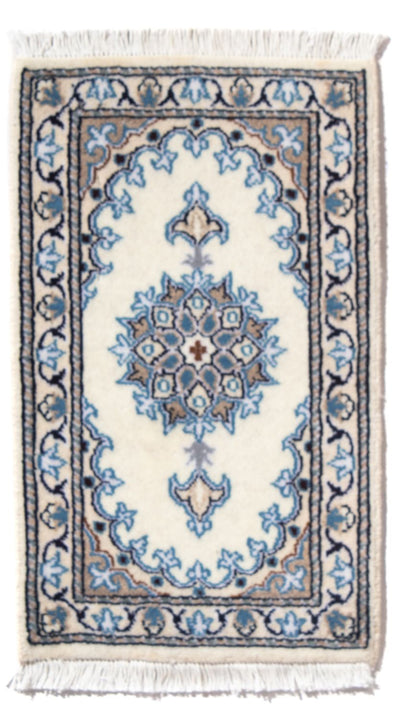 Nain - 12La Teppich 40x60cm - Perserteppich - creme