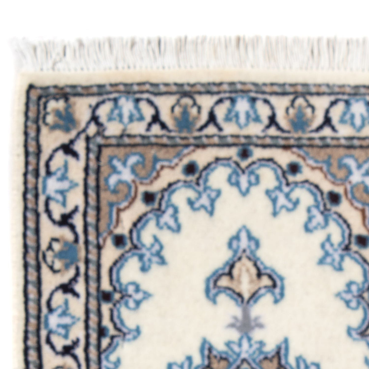 Nain - 12La Teppich 40x60cm - Perserteppich - creme