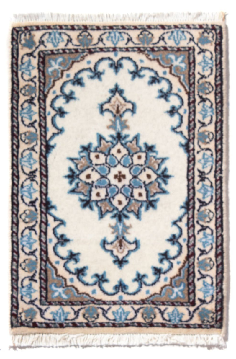 Nain - 12La Teppich 40x60cm - Perserteppich - creme