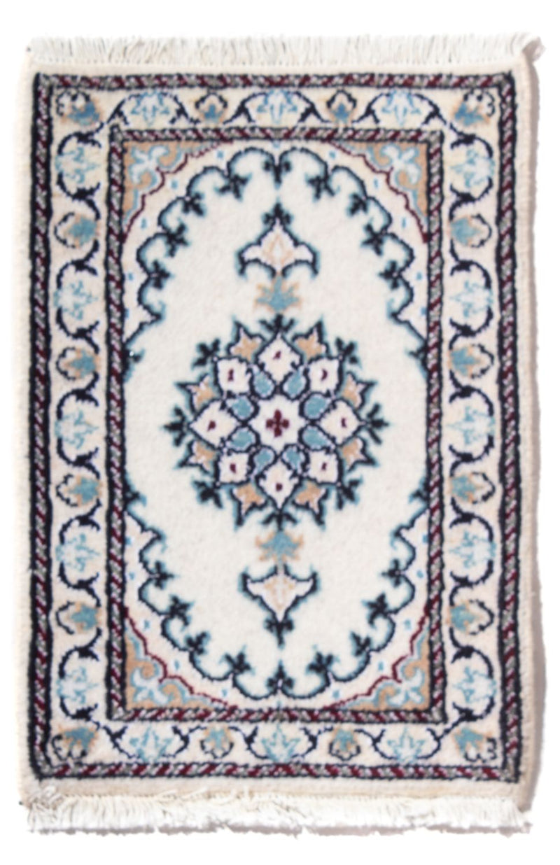 Nain - 12La Teppich 40x60cm - Perserteppich - creme