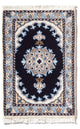 Nain - 12La Teppich 40x60cm - Perserteppich - dunkelblau