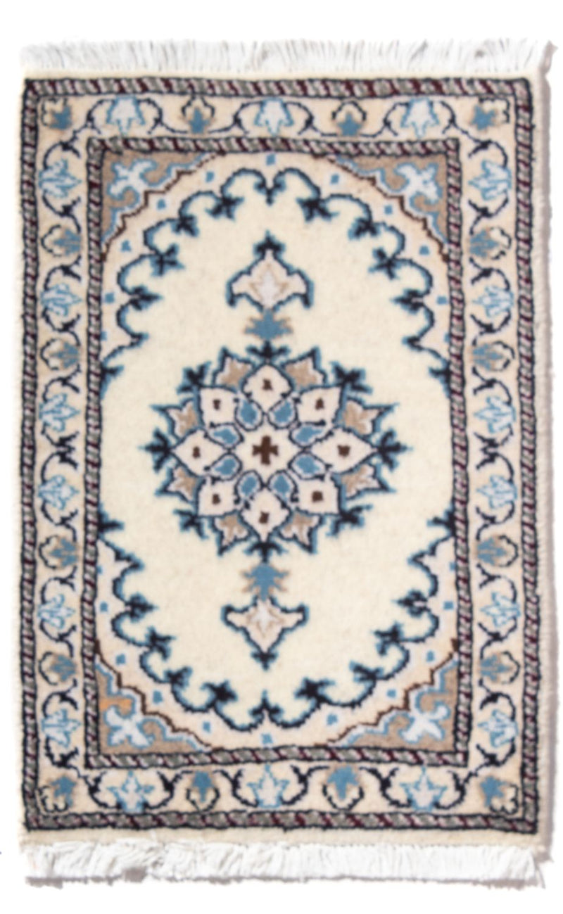 Nain - 12La Teppich 40x60cm - Perserteppich - creme