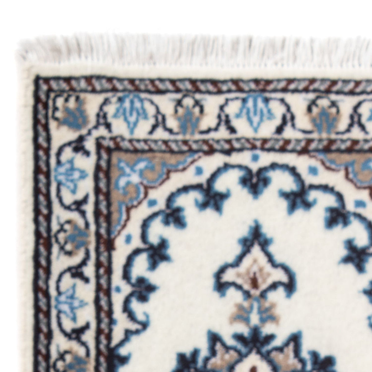 Nain - 12La Teppich 40x60cm - Perserteppich - hellblau