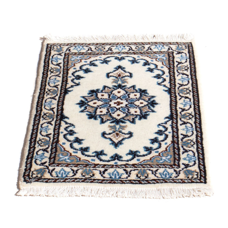 Nain - 12La Teppich 40x60cm - Perserteppich - hellblau
