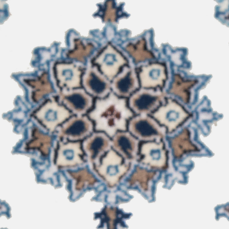 Nain - 12La Teppich 40x60cm - Perserteppich - hellblau