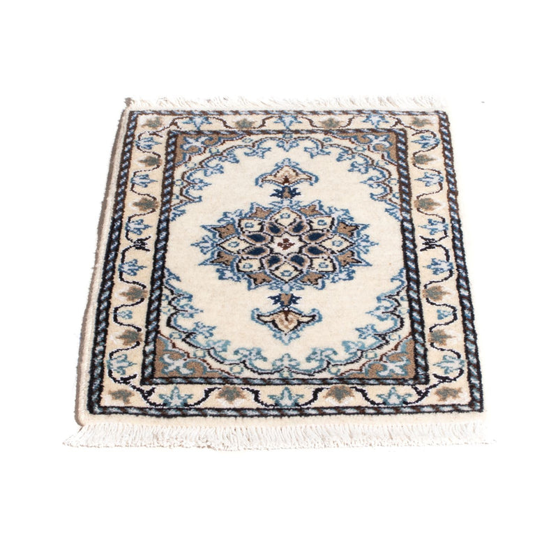 Nain - 12La Teppich 40x60cm - Perserteppich - hellblau