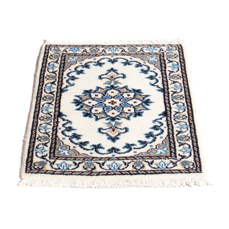 Nain - 12La Teppich 40x60cm - Perserteppich - hellblau