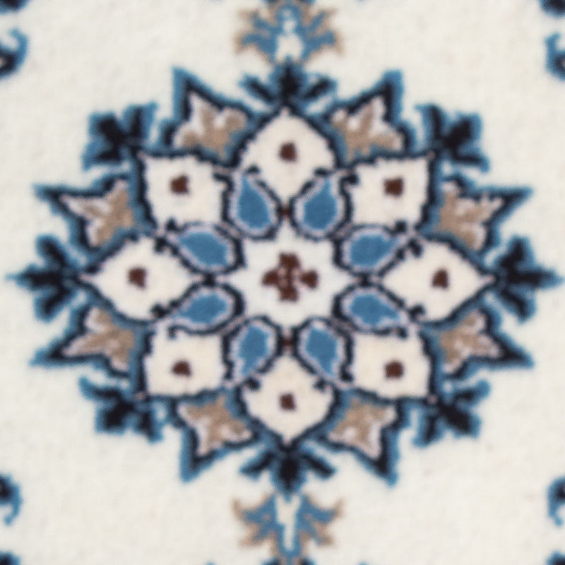 Nain - 12La Teppich 40x60cm - Perserteppich - hellblau