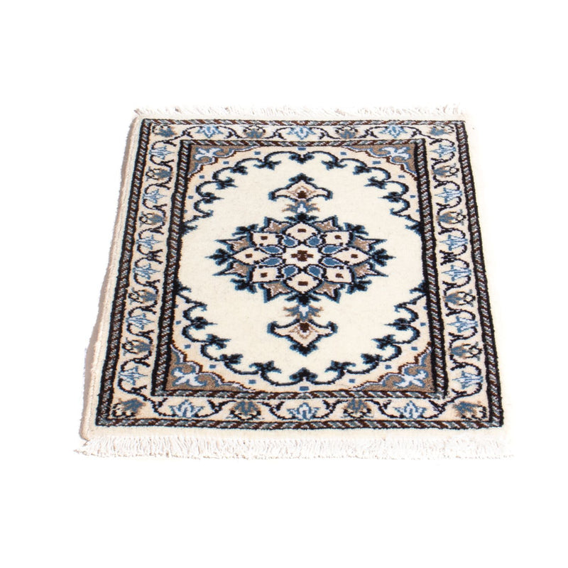 Nain - 12La Teppich 40x60cm - Perserteppich - hellblau