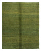 Gabbeh Persisch Teppich 154x195cm - Perserteppich Wollteppich - grün