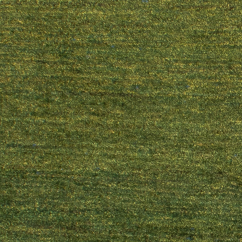 Gabbeh Persisch Teppich 154x195cm - Perserteppich Wollteppich - grün