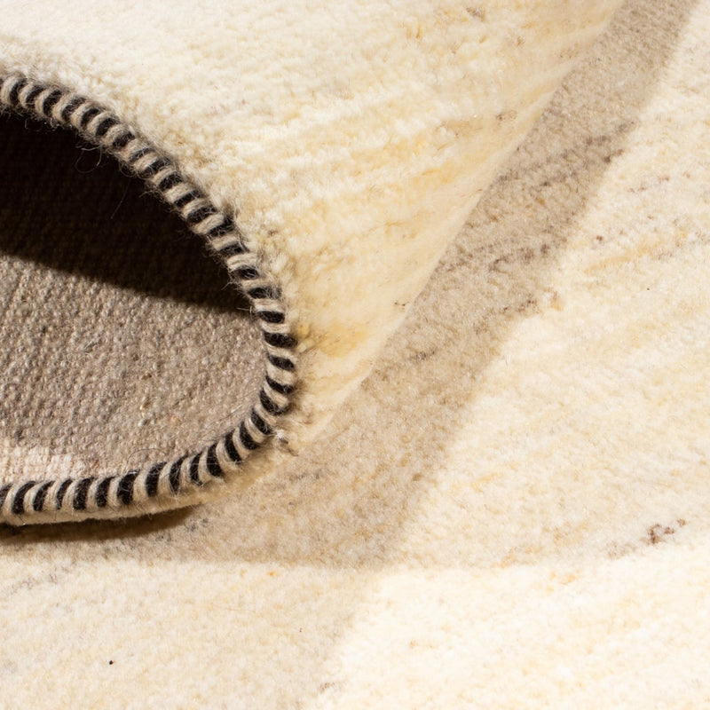 Gabbeh Persisch Teppich 74x282cm - Perserteppich Wollteppich - beige