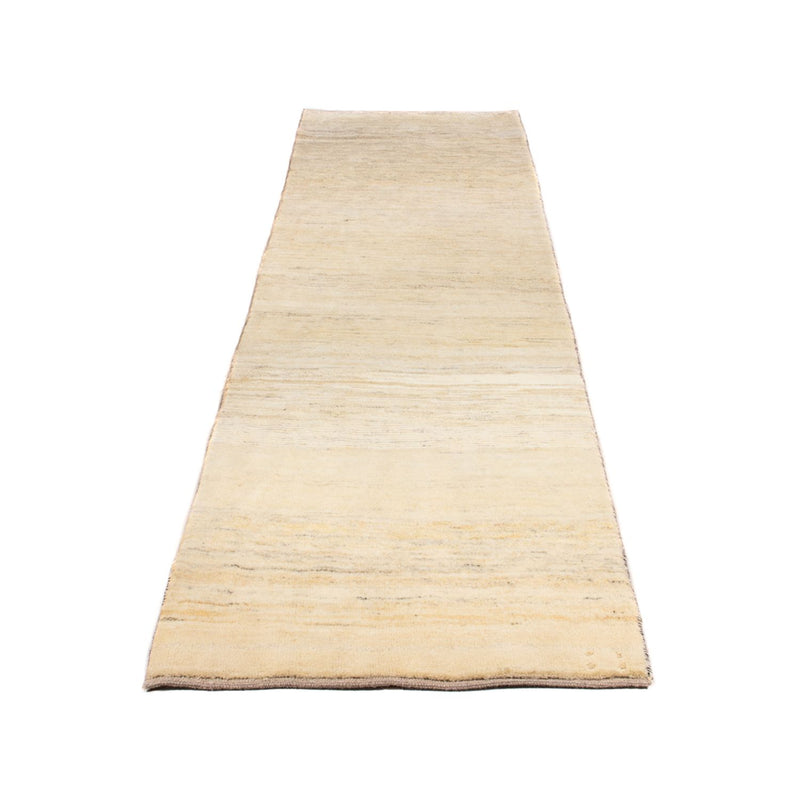 Gabbeh Persisch Teppich 74x282cm - Perserteppich Wollteppich - beige