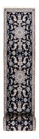 Nain - 12La Teppich 77x374cm - Perserteppich - dunkelblau