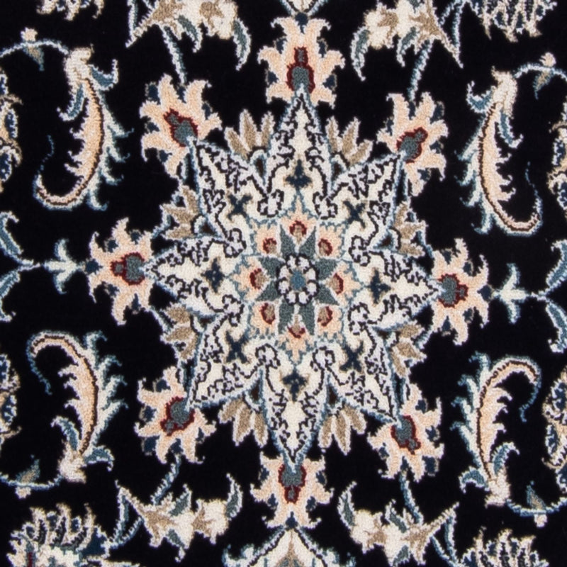 Nain - 12La Teppich 77x374cm - Perserteppich - dunkelblau