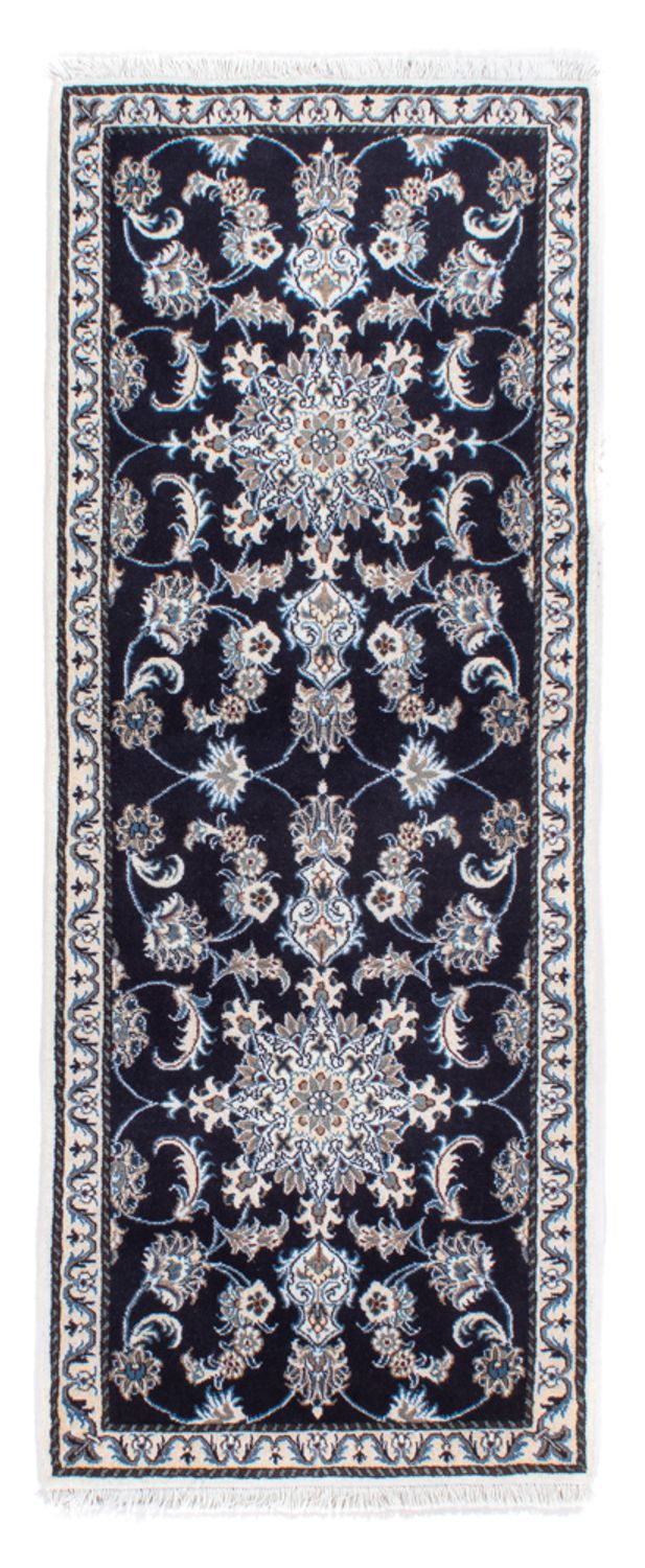 Nain - 12La Teppich 76x196cm - Perserteppich - dunkelblau