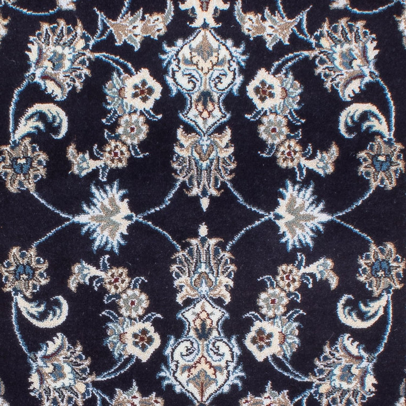 Nain - 12La Teppich 76x196cm - Perserteppich - dunkelblau