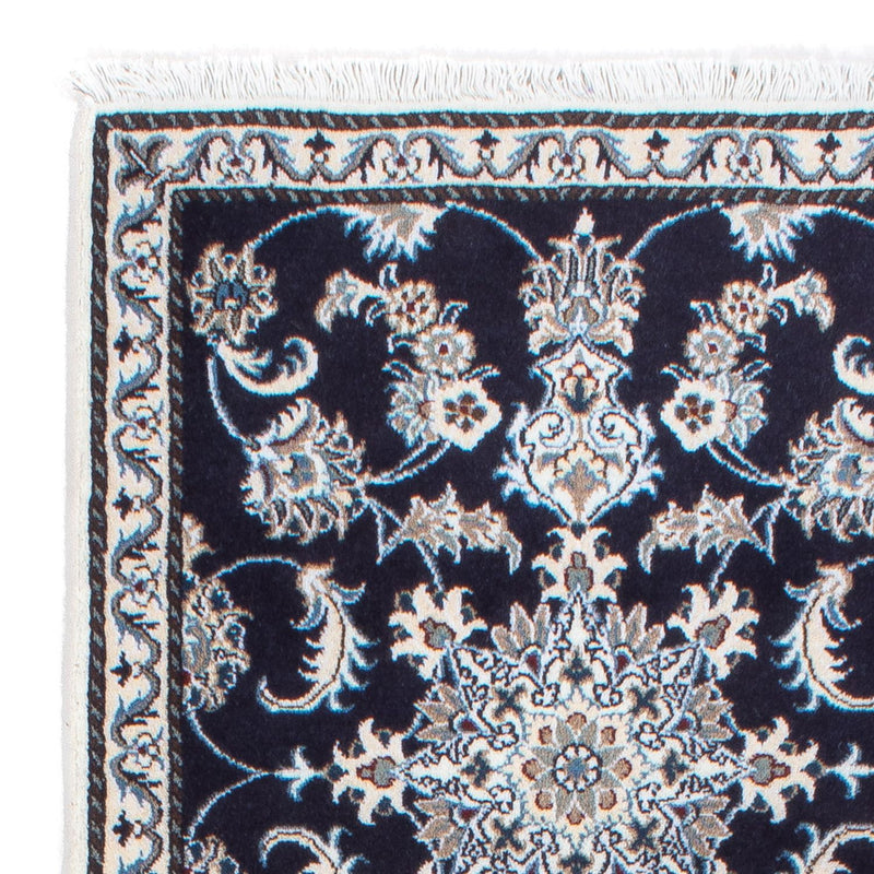 Nain - 12La Teppich 76x196cm - Perserteppich - dunkelblau