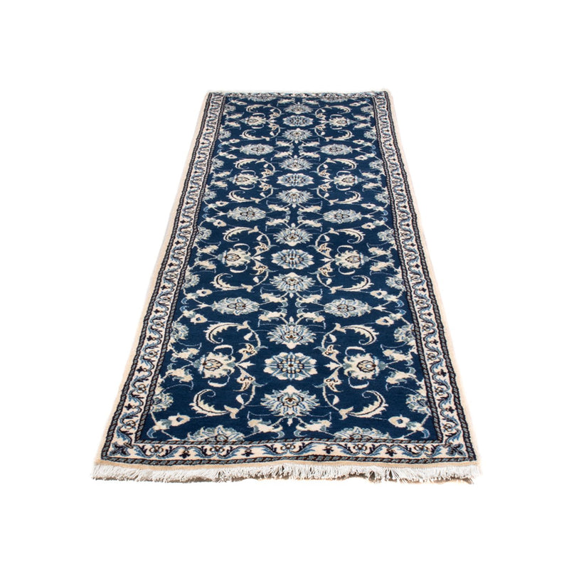 Nain - 12La Teppich 79x254cm - Perserteppich - dunkelblau