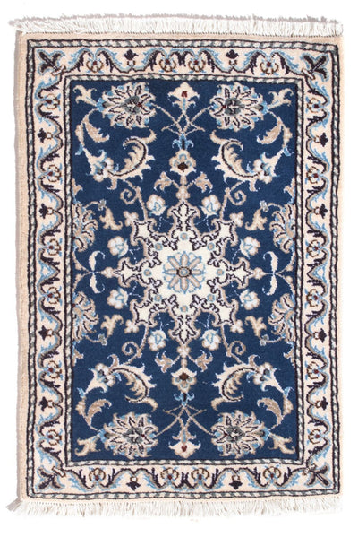 Nain - 12La Teppich 60x90cm - Perserteppich - blau