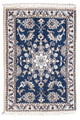 Nain - 12La Teppich 60x90cm - Perserteppich - blau