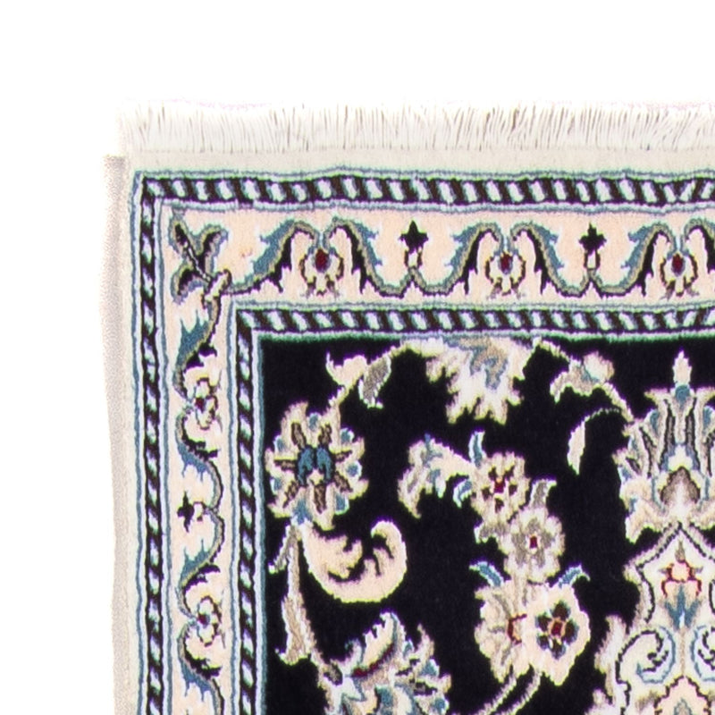 Nain - 12La Teppich 79x297cm - Perserteppich - dunkelblau