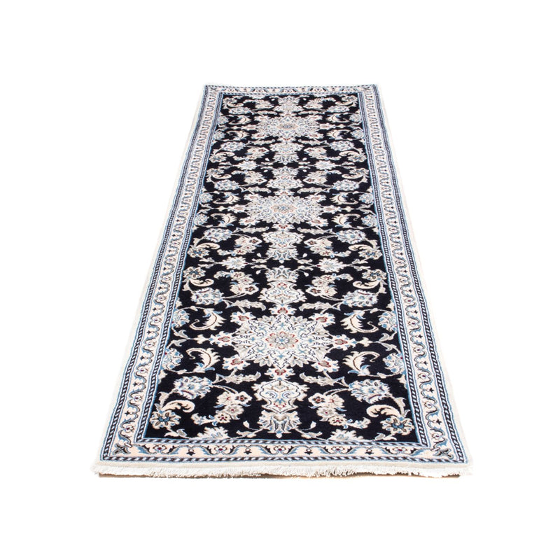 Nain - 12La Teppich 79x297cm - Perserteppich - dunkelblau