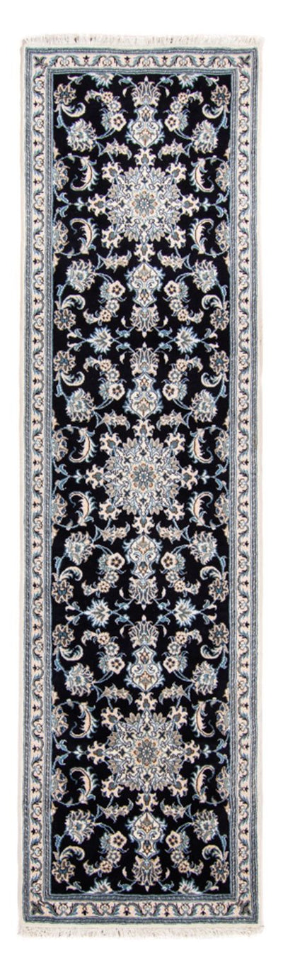 Nain - 12La Teppich 79x287cm - Perserteppich - dunkelblau