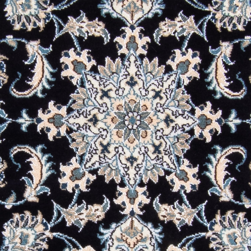 Nain - 12La Teppich 79x287cm - Perserteppich - dunkelblau