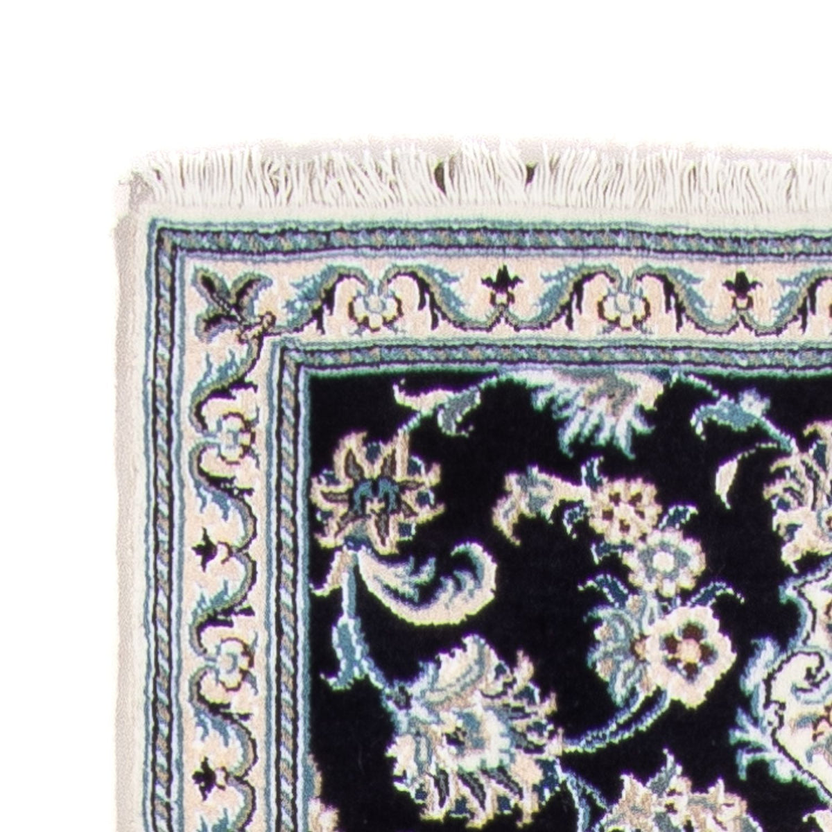 Nain - 12La Teppich 79x287cm - Perserteppich - dunkelblau