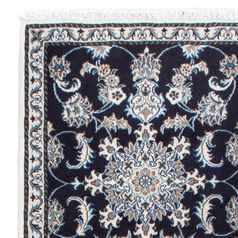 Nain - 12La Teppich 79x200cm - Perserteppich - dunkelblau
