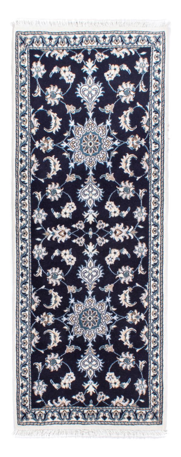 Nain - 12La Teppich 78x202cm - Perserteppich - dunkelblau