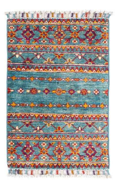 Ariana Teppich 40x61cm - Orientteppich - türkis