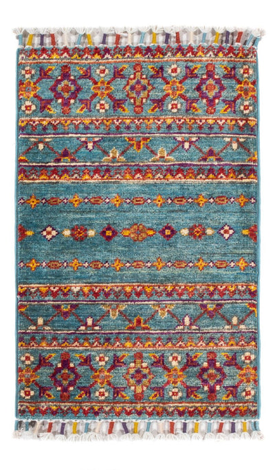 Ariana Teppich 40x61cm - Orientteppich - türkis
