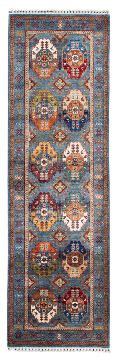 Ariana Teppich 88x269cm - Orientteppich - blau