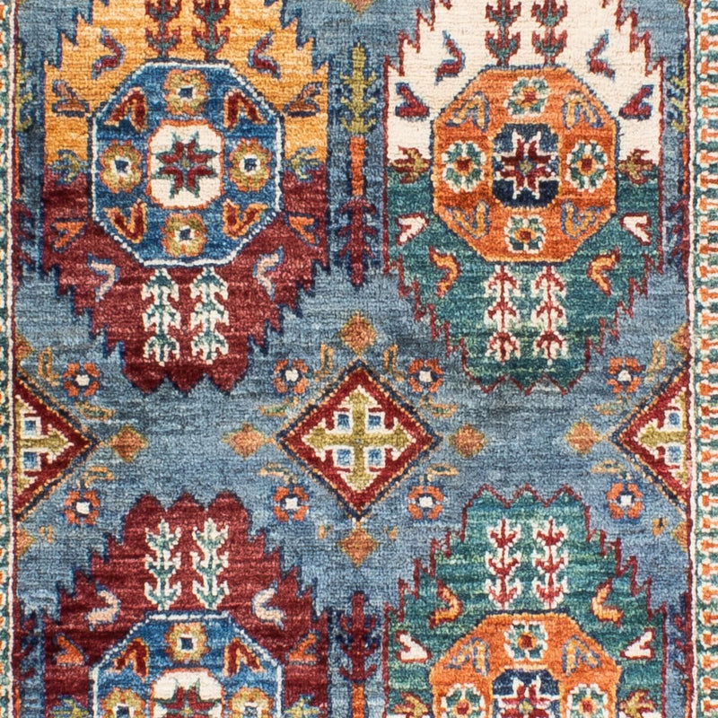 Ariana Teppich 88x269cm - Orientteppich - blau