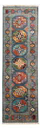 Ariana Teppich 85x273cm - Orientteppich - blau